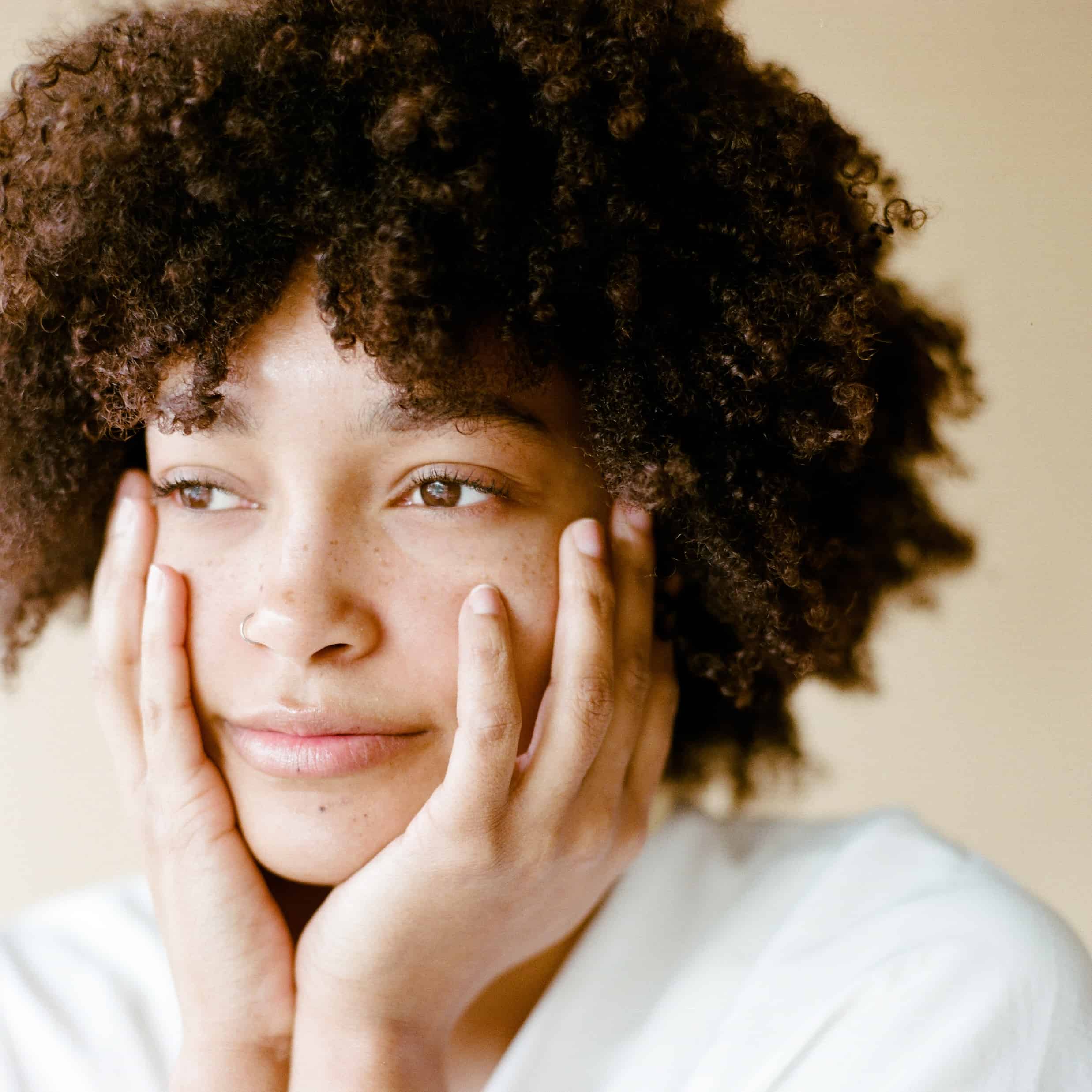 Thoughtful woman